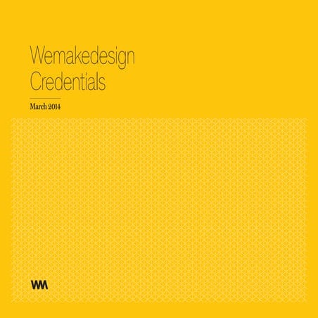 Wemakedesign creds 2014