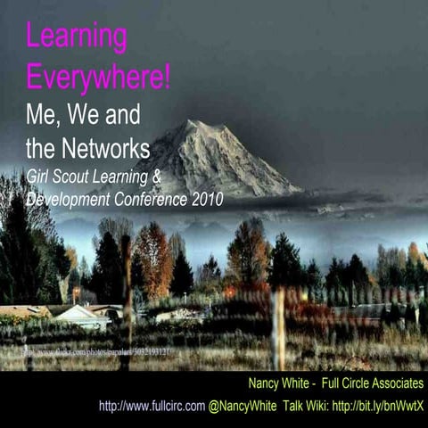 We, Me and the Network: Girl Scouts Leadership & Development Conf Keynote