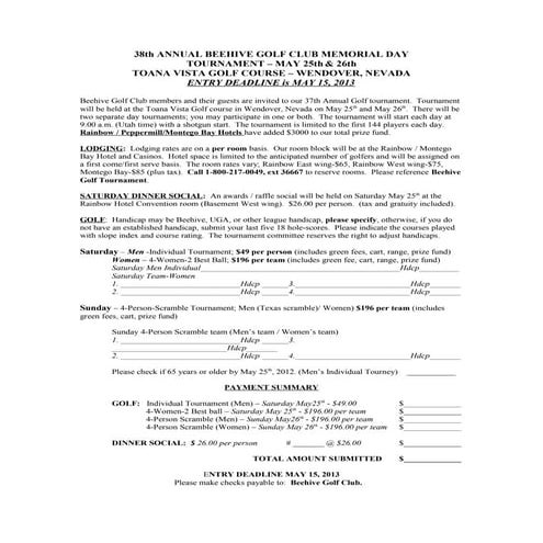 Wendover entry form 2013