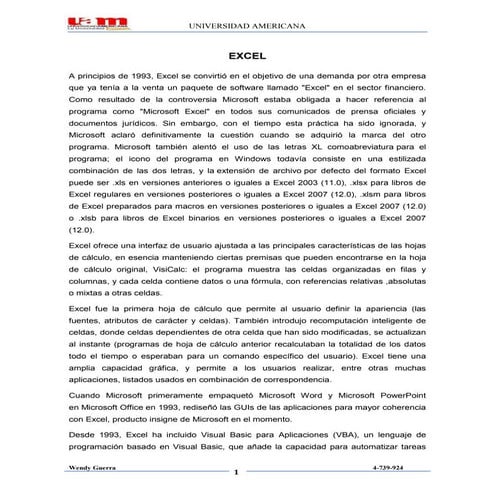 Conceptos Basicos de Microsoft Excel | PPTX