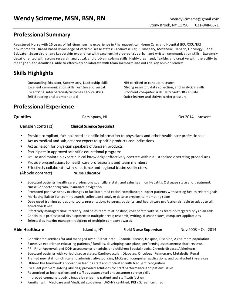 Wendy Scimeme Resume