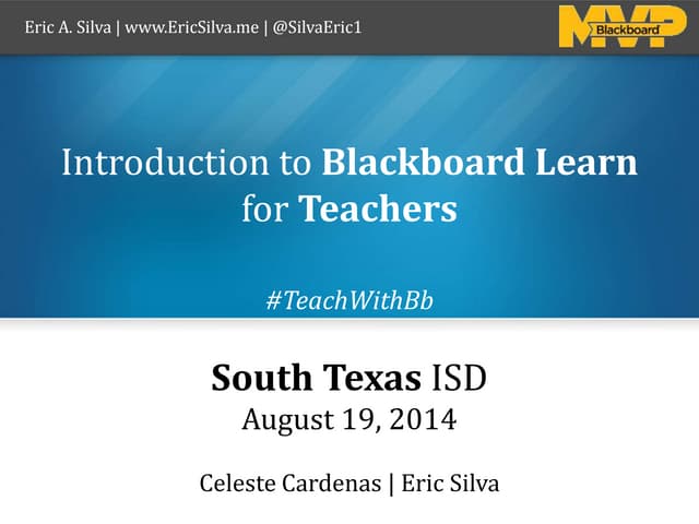 Introduction to Blackboard Learn fo...