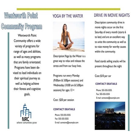 Wentworth point pamphlet | PDF