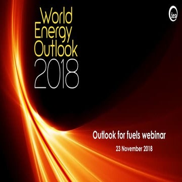 Webinar on the Outlook for Fuels, 23rd November 2018