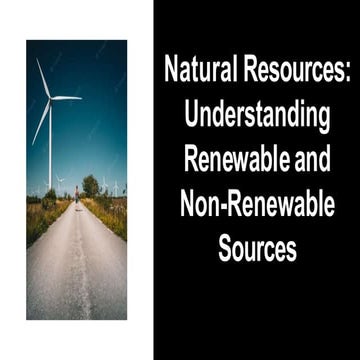 Natural Resources Presentation | PPTX