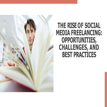 Rise of Social Media Freelancing | PDF