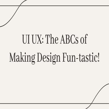Fun Basic UIUX Design for students at school | PPT