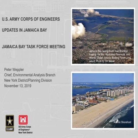 Army Corps of Engineers updates on future Jamaica Bay Projects