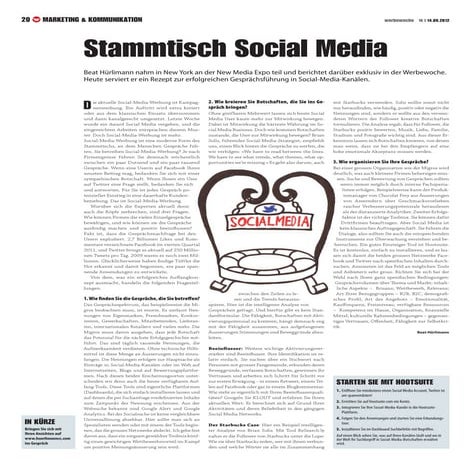 Stammtisch Social Media