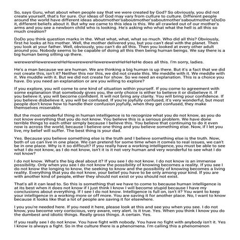 Were we really created by god?   sadhguru