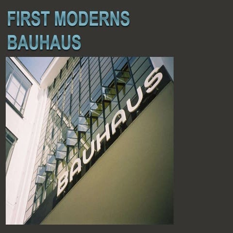 New Moderns - Deutsche Werkbund, Bauhaus, Expressionism