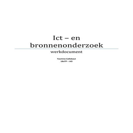 Werkdocument | DOCX