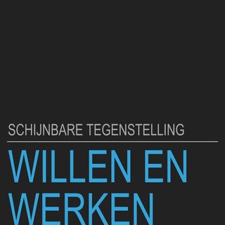 Willen & werken