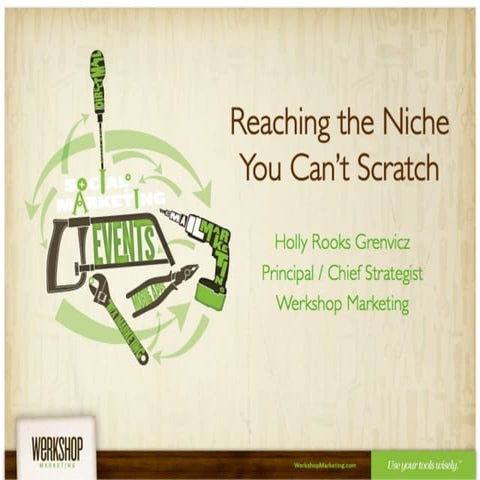 Reaching the Niche You Can't Scratch