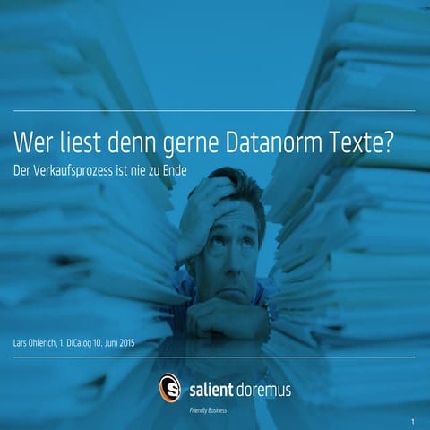 Wer liest denn gerne datanorm texte