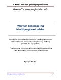 Werner telescoping attic ladder Werner telescoping attic ladder