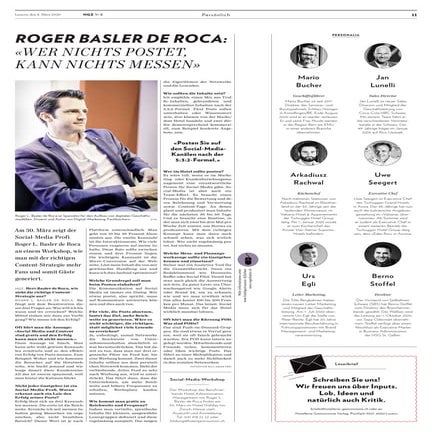 Wer nichts postet kann nichts messen!