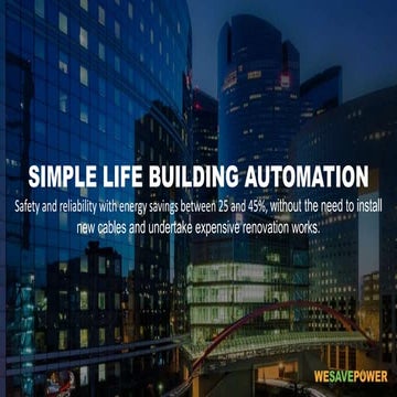 We save power building automation e