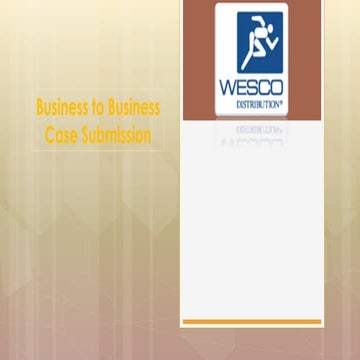 Wesco case B2B case study