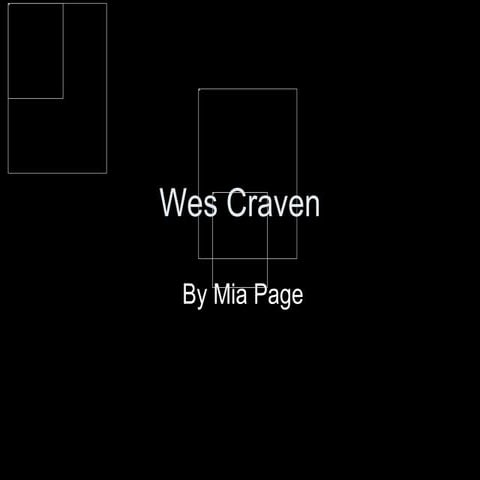 Wes craven
