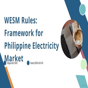 WESM Rules_ Framework for Philippine Electricity Market.pptx