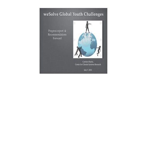 Wesolve keynote presentation62011