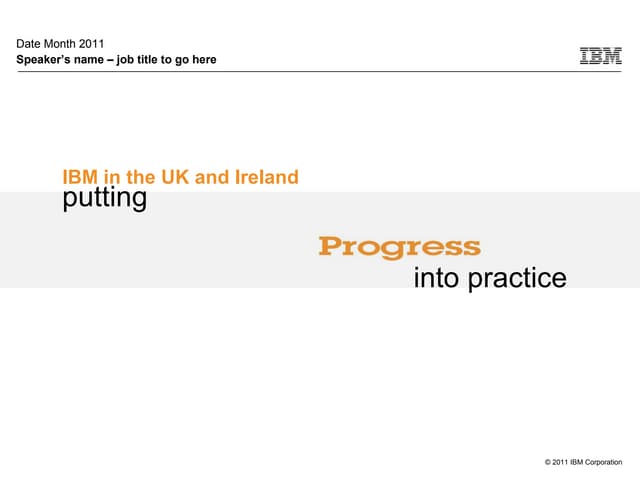 Putting Progress into Progress