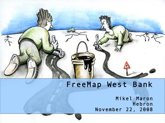 FreeMap Palestine November 2008