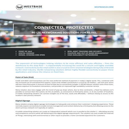 Solutions Overview for Retail