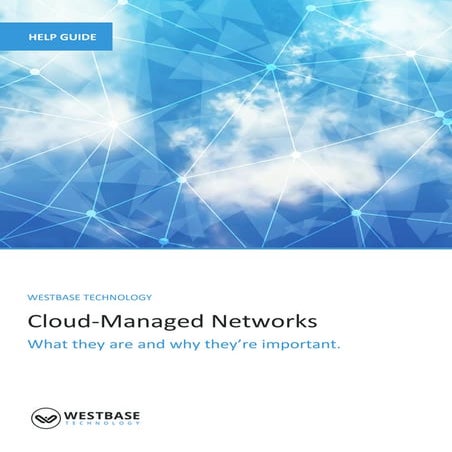 The Importance of Cloud Management for Networks
