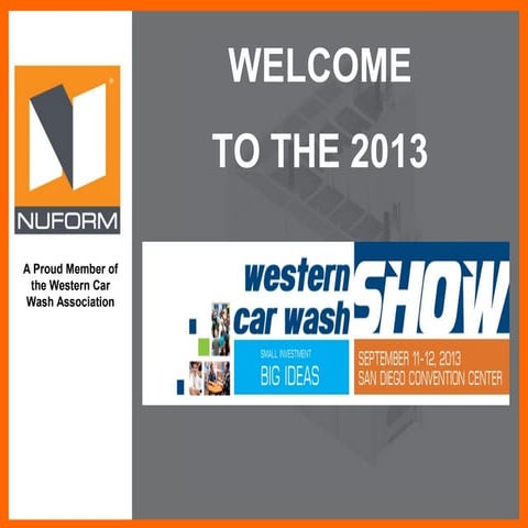 Western carwash association 2013