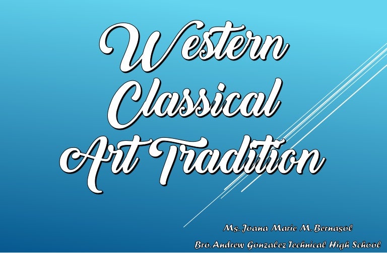 Western classical art tradition
