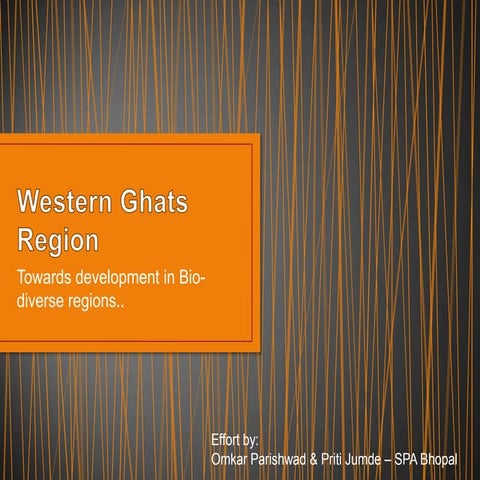Western ghats region