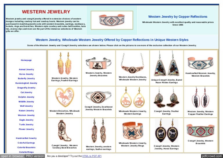 Western jewelry