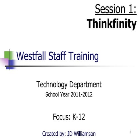 Training Session 1: Thinfinity