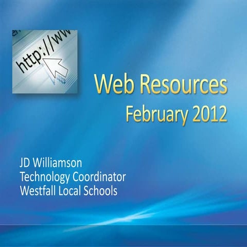 Westfall Web Resources for February 2012