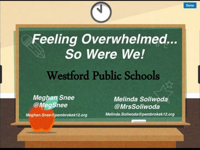 Westford feeling overwhelmed