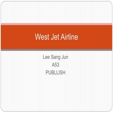 WestJet airline