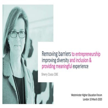 Westminster higher Education Forum Mar 2020