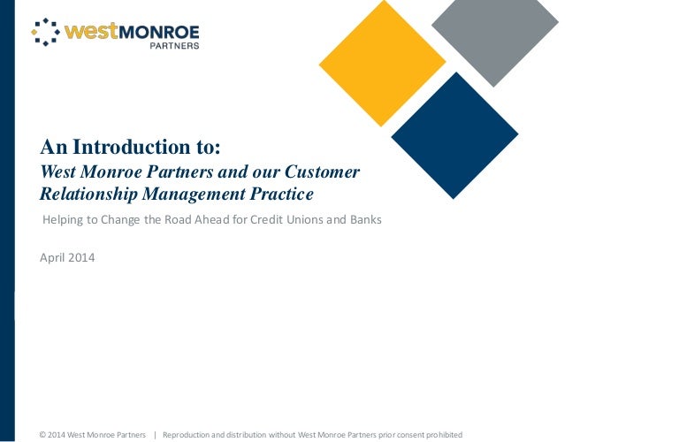 West Monroe Partners CRM Practice