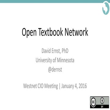 Westnet CIO Meeting - Tucson, AZ 1-4-16