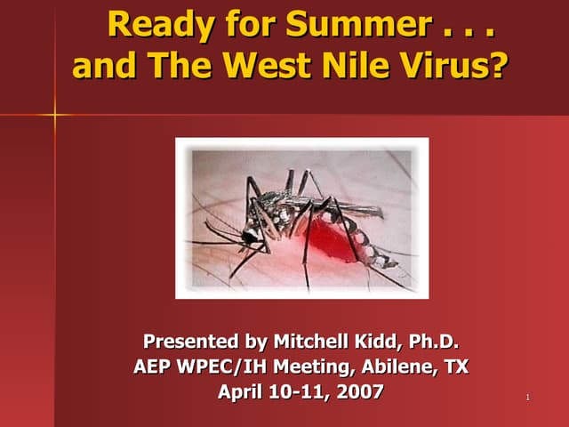 West Nile For PECs