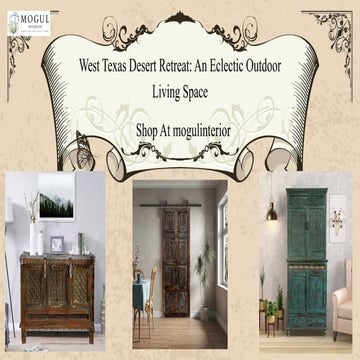 West Texas Desert Retreat: An Eclectic Outdoor Living Space