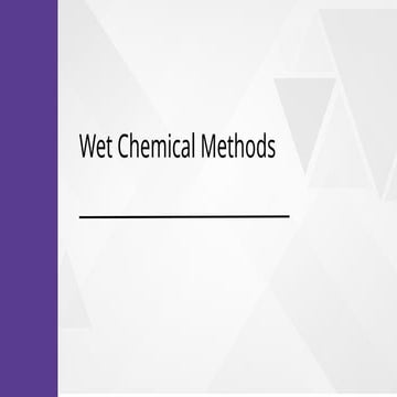 Comprehensive Overview of Wet Chemical Methods for Accurate Elemental ...