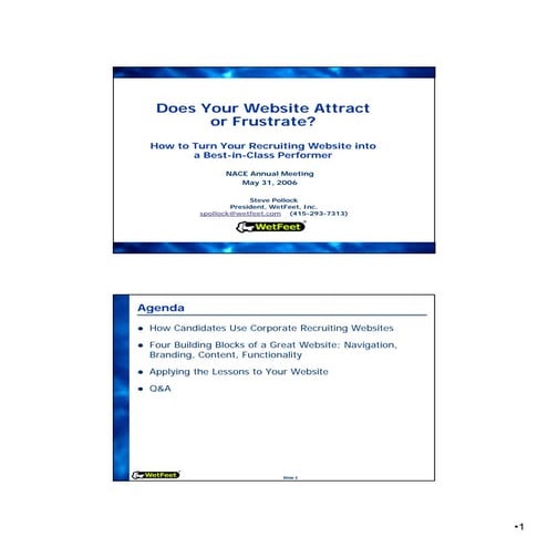 Best Practices in Recruiting Websites