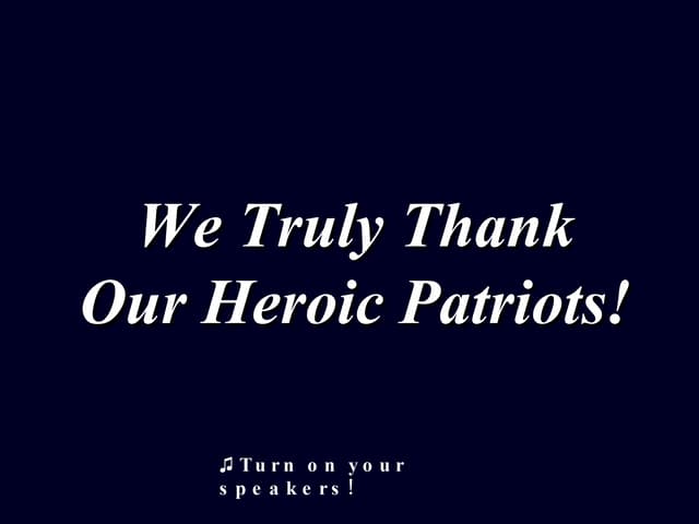 We Thank U