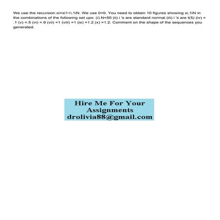 We use the recursion xixi1+i1iN We use 00 You need to o.pdf