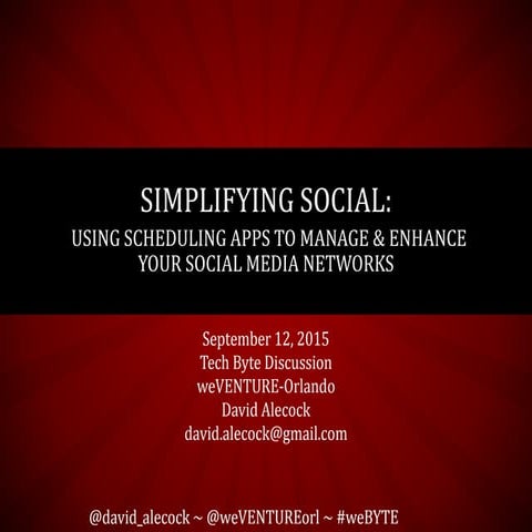  weVENTURE   sep 12, 2015