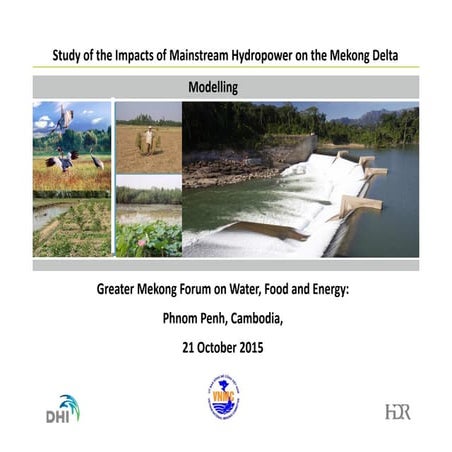 VNMC Mekong Dam Study: Modelling