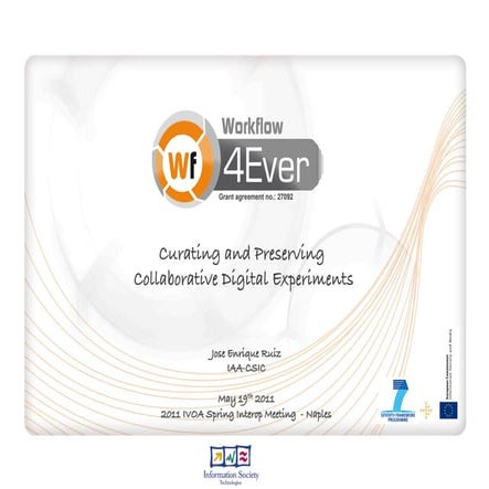 Curating and Preserving Collaborative Digital Experiments